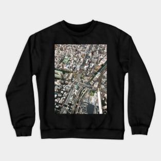 Japan - Streets of Tokyo From Above Crewneck Sweatshirt